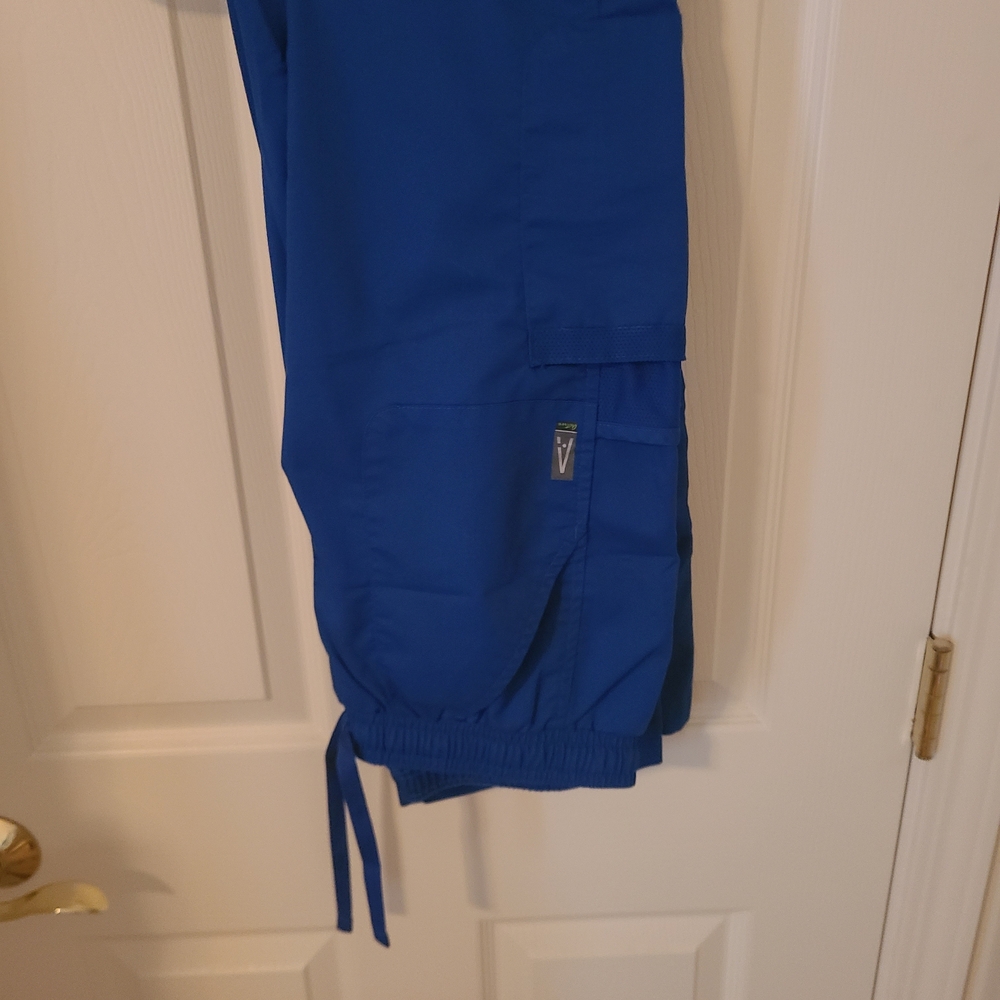 AUW Royal Blue Scrub Pants